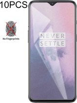 10 stuks niet-volledig matte mat gehard glasfilm voor OnePlus 7