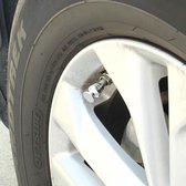 4 stks universele wijnglas vorm auto motor fiets ventieldopjes (zilver)