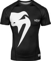 Venum Giant Rash Guards Black S/S Venum Compression Shirt maat M