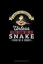 Always Be Yourself Unless You Can Be A Snake Then Be A Snake