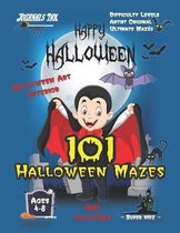 Halloween Maze Book for Kids Ages 4-8