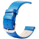 Kakapi voor Apple Watch 38 mm subtiele textuur Klassieke gesp lederen horlogeband, alleen gebruikt in combinatie met connectoren (S-AW-3291) (blauw)