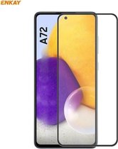 Voor Samsung Galaxy A72 4G / 5G ENKAY Hat-Prince Anti-drop Volledige lijm Gehard glas Volledige schermfilm Anti-valbeschermer