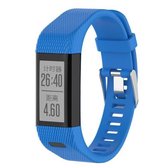 Smart Watch siliconen polsband horlogeband voor Garmin Vivosmart HR + (blauw)