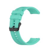 Voor Huawei Watch GT 2 Pro siliconen vervangende band horlogeband met zwarte stalen gesp (Aurora Blue)