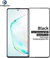 Voor Galaxy A81 / Note 10 Lite PINWUYO 9H 2.5D Volledig scherm gehard glasfilm (zwart)