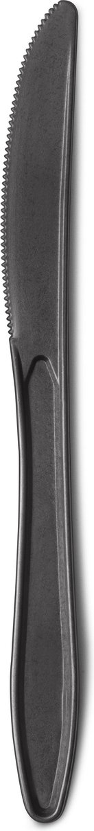 Mater-Bi mes zwart (16cm) - 100 stuks