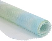 Blauw / Groen 747 DMC Printed 14 count - 5.4 kruisjes per cm Aidastof 38,1 x 45,7cm Voorgesneden