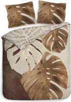 Heckett & Lane Roca Dekbedovertrek - Tweepersoons - 200x200/220 cm - Rustic Brown