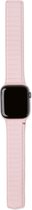 DECODED Traction Strap Lite - Magnetische Horlogeband | Geschikt voor Apple Watch 6 / SE / 5 / 4 (40 mm) en Apple Watch 3 / 2 / 1 (38 mm) -Silver Pink