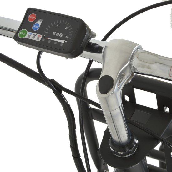 Villette le Robuste Elektrische transportfiets - Nexus 3 - coal grey - 51  cm, 11.6 Ah accu | bol.com