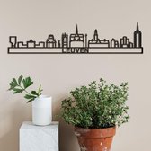 Skyline Leuven zwart mdf (hout) - 60cm - City Shapes wanddecoratie