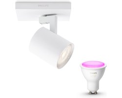 Philips Hue Runner Opbouwspot (Wit) - Wit en Gekleurd Licht - Wandspot of Plafondspot met 1…