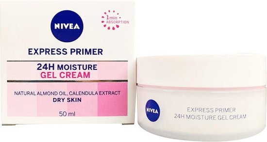 Nivea Express Primer 24H Moisture Gel Cream - 50 ml | bol