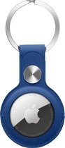 Kasey - AirTag hoesje - AirTag sleutelhanger - Beschermhoesje - Hanger - Case - Blauw