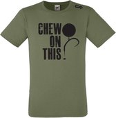 Karper shirt - Karpervissen - CarpFeeling - Chew on This - Olive -  Maat S