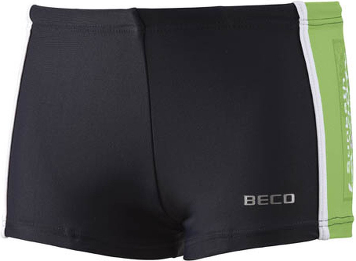 BECO Zwemboxer - Jongens - Polyamide/elastaan - Kiwi/zwart - Maat 152