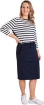 Dames rok travelar Marine met touwtjes | Maat M