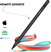 Stylus Pen - Active Stylus Pencil Nieuwste Generatie - Alternatief Apple Pencil Tablets & Telefoons - Zwart