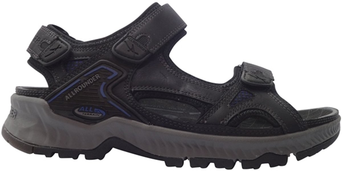 Allrounder Sandalen Honduras Verwisselbaar Voetbed Zwart