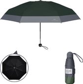 TDR -Opvouwbare Paraplu -Windproof- zonnescherm UV-SPF 50+compact en draagbaar-  Extra sterk  -Groen