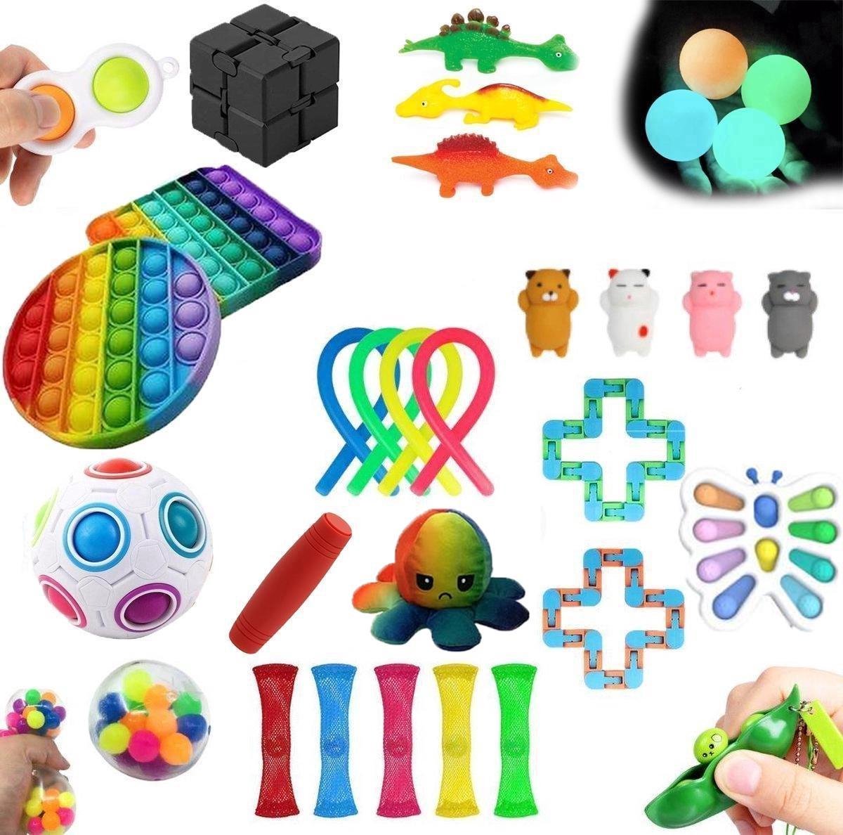 Fidget Toys Pakket 33 Stuks Fidget Toys Box