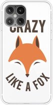 Voor iPhone 12 mini-patroon TPU-beschermhoes, kleine hoeveelheid aanbevolen voor lancering (Fox Head)