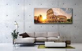 KEK Original - Special - Rome Panorama - wanddecoratie - 250 x 100 cm - muurdecoratie - Plexiglas 5mm - Acrylglas - Schilderij