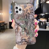 Schokbestendig IMD Camouflage TPU-beschermhoesje voor iPhone 12 mini (Fallen Leaves)