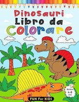 Dinosauri Libro da Colorare per bambini 4-8 anni