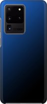 Samsung Galaxy S20 Ultra - Hard Case - Deluxe - Fully Printed - Zwart Blauw