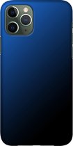 Apple iPhone 11 Pro  - Hard Case - Deluxe - Fully Printed - Zwart Blauw