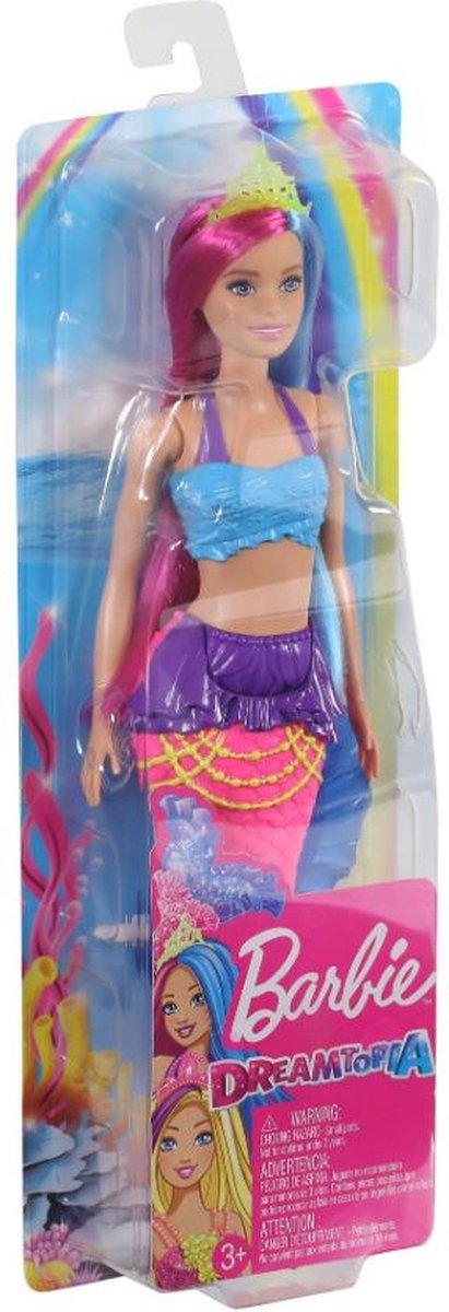 Barbie Tienerpop Dreamtopia: Zeemeermin 30 Cm Blauw/roze — afbeelding 5