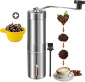 Koffiemolen - Koffiemolen Handmatig - Bonenmaler - Met Extra Handig Trechtertje - Verstelbare Standen