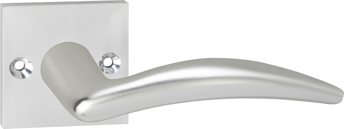 Impresso Windsor Deurklink – Deurbeslag – Vierkant – Rozet met Schroef – Aluminium