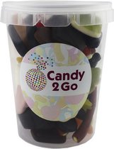 Candy2go - Gemengde drop en winegums - 12 x 300 gram