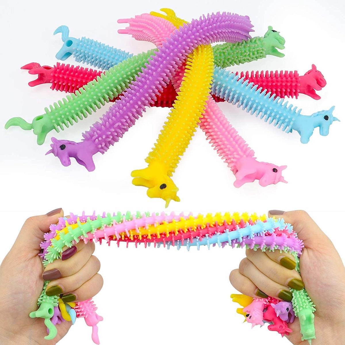 Monkey Noodles Unicorns Resistance band Squishy Fidget Toys