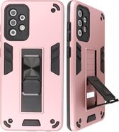 Wicked Narwal | Stand Hardcase Backcover voor Samsung Samsung Galaxy A72 5G Roze