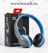 Bovadi® P47 Bluetooth 5.0 koptelefoon Draadloze headset Wireless Headphones Blauw