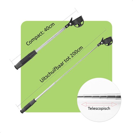 Dayshake Golfbalhengel met Automatische vergrendeling - 2 meter - Telescopisch Golfhengel - Ball retriever van Dayshake — afbeelding 4