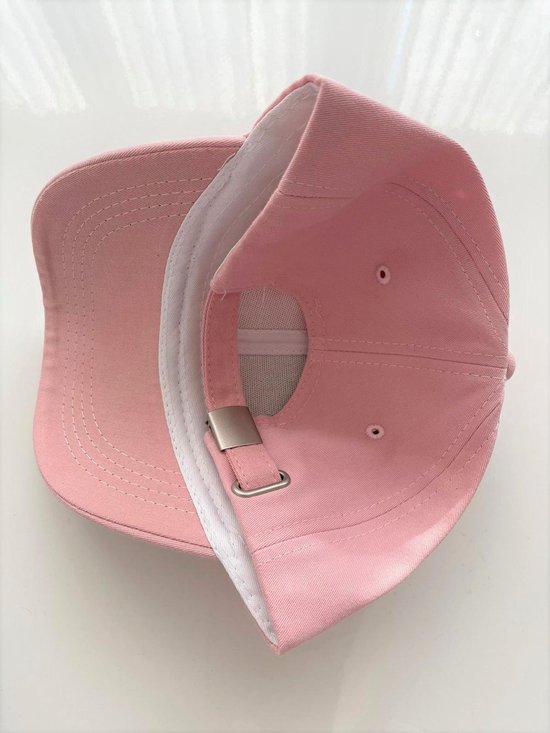 Roze effen pet meisjes 510 jaar Kinderpet Petje kind verstelbaar