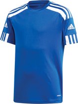 adidas Squadra 21 Sportshirt - Maat 164  - Unisex - donker blauw - wit