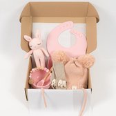 Geschenkset Baby - Kraamcadeau Meisje - Baby Cadeau - Geboorte Cadeau - Babyshower - Baby Geschenkset - Kraamcadeau - Kraampakket - Babibo 6 in 1 Kado