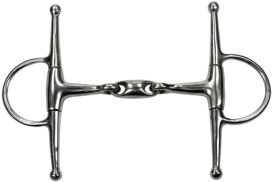 Harry's Horse Joue Pleine Double Articulé Acier Inoxydable 14mm - 12,5 Cm