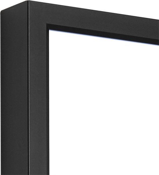 Cadre en aluminium 24 x 30 Zwart - Glas antireflet - Professionnel
