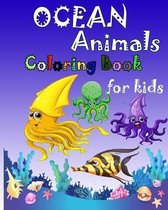 Ocean animals coloring book