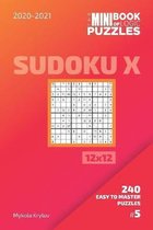 Sudoku X Puzzle Book 12x12-The Mini Book Of Logic Puzzles 2020-2021. Sudoku X 12x12 - 240 Easy To Master Puzzles. #5