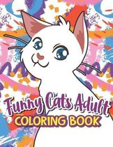 Funny Cats Adult Coloring book