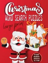 christmas word search puzzle large print Volume 7 for Kids Ages 5-10
