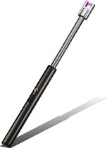 DrPhone PS6 - 360 Rotatie - Usb Elektrische Lange Plasma Aansteker – Winddicht – Vlam loze - Kaars Aansteker
